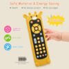 Ballery Telecomando Giocattolo per Bambini, Baby TV Telecomando Giocattolo per Neonati con Luce e Suono, Inglese/Francese/Spagnolo, Giocattoli Educativi Regalo per Bambini 6-18 Mesi (Giraffe) - immagine 5