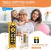 Ballery Telecomando Giocattolo per Bambini, Baby TV Telecomando Giocattolo per Neonati con Luce e Suono, Inglese/Francese/Spagnolo, Giocattoli Educativi Regalo per Bambini 6-18 Mesi (Giraffe) - immagine 7