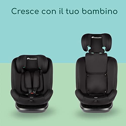 Bebeconfort Ever Fix i-Size Seggiolino Auto 9-36 kg, Seggiolino Isofix Gruppo 123 per Bambini 15 Mesi - 12 Anni, Seggiolino Auto Reclinabile 4 posizioni, Regolabile in Altezza, Colore Black Mist - immagine 4