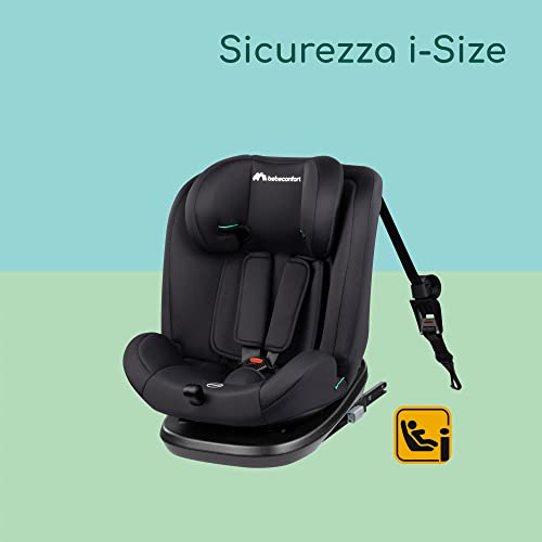 Bebeconfort Ever Fix i-Size Seggiolino Auto 9-36 kg, Seggiolino Isofix Gruppo 123 per Bambini 15 Mesi - 12 Anni, Seggiolino Auto Reclinabile 4 posizioni, Regolabile in Altezza, Colore Black Mist - immagine 7