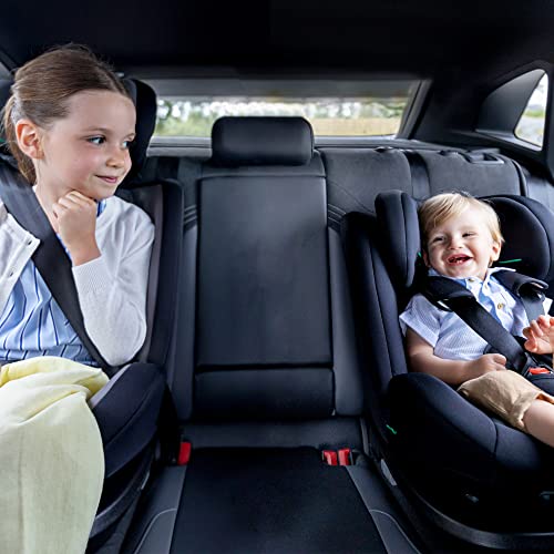 Bebeconfort Ever Fix i-Size Seggiolino Auto 9-36 kg, Seggiolino Isofix Gruppo 123 per Bambini 15 Mesi - 12 Anni, Seggiolino Auto Reclinabile 4 posizioni, Regolabile in Altezza, Colore Black Mist - immagine 10