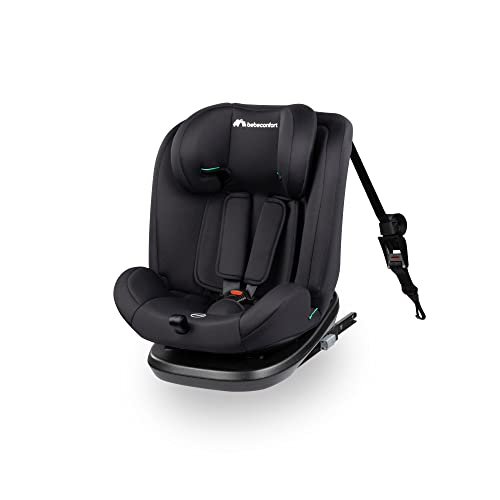 Bebeconfort Ever Fix i-Size Seggiolino Auto 9-36 kg, Seggiolino Isofix Gruppo 123 per Bambini 15 Mesi - 12 Anni, Seggiolino Auto Reclinabile 4 posizioni, Regolabile in Altezza, Colore Black Mist