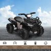COSTWAY Quad Elettrico per Bambini, Auto Elettrica Cavalcabile con luce LED Musica e Box Anteriore, Mini Quad Regalo per Bambini 18-36 Mesi - immagine 6
