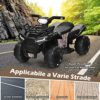 COSTWAY Quad Elettrico per Bambini, Auto Elettrica Cavalcabile con luce LED Musica e Box Anteriore, Mini Quad Regalo per Bambini 18-36 Mesi - immagine 7
