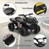 COSTWAY Quad Elettrico per Bambini, Auto Elettrica Cavalcabile con luce LED Musica e Box Anteriore, Mini Quad Regalo per Bambini 18-36 Mesi - immagine 8