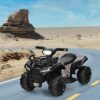 COSTWAY Quad Elettrico per Bambini, Auto Elettrica Cavalcabile con luce LED Musica e Box Anteriore, Mini Quad Regalo per Bambini 18-36 Mesi - immagine 10
