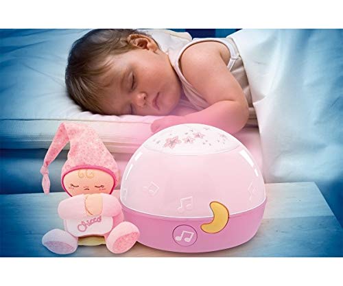 Chicco Proiettore Goodnight Stars Rosa, Luce Notturna e Proiettore Stelle Bambini Multicolori, Carillon Neonati con Musica Rilassante, Morbido Peluche Rimovibile, Giochi Neonato 0+ Mesi - immagine 4