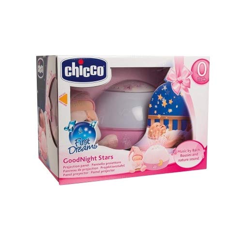 Chicco Proiettore Goodnight Stars Rosa, Luce Notturna e Proiettore Stelle Bambini Multicolori, Carillon Neonati con Musica Rilassante, Morbido Peluche Rimovibile, Giochi Neonato 0+ Mesi - immagine 5
