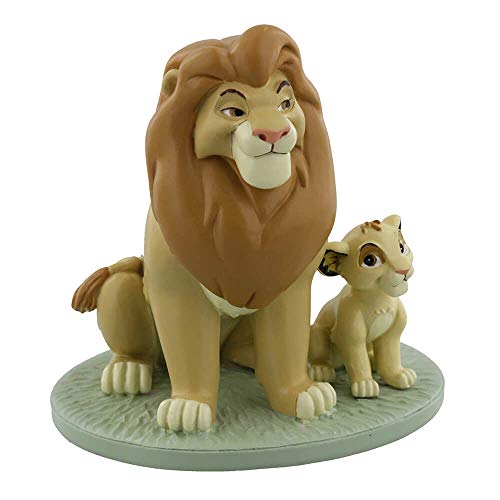 Disney Magical Moments - Statuina di Mufasa e Simba "mio papà è il Re Leone"