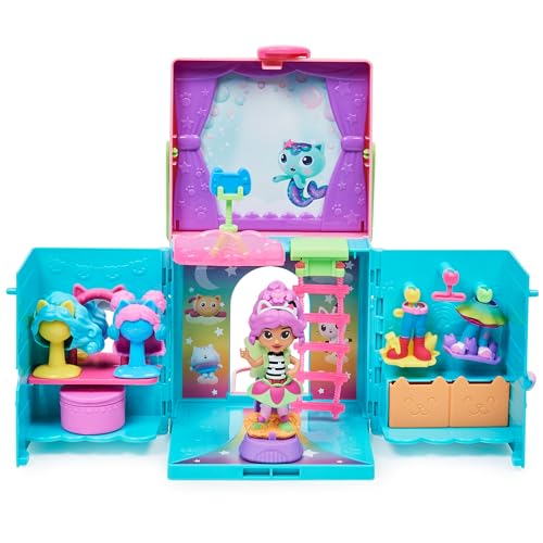 Gabby's Dollhouse, Set di gioco portatile Arcobaleno con bambola di Gabby, sorpresa e accessori per fare foto, giocattoli per bambini a partire da 3 anni, colore, medio (Spin Master 6064153) - immagine 5