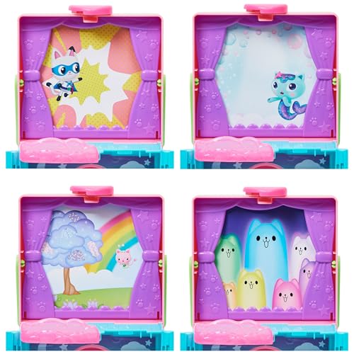 Gabby's Dollhouse, Set di gioco portatile Arcobaleno con bambola di Gabby, sorpresa e accessori per fare foto, giocattoli per bambini a partire da 3 anni, colore, medio (Spin Master 6064153) - immagine 7
