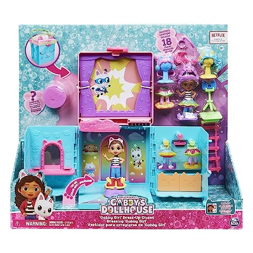 Gabby's Dollhouse, Set di gioco portatile Arcobaleno con bambola di Gabby, sorpresa e accessori per fare foto, giocattoli per bambini a partire da 3 anni, colore, medio (Spin Master 6064153)