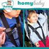 HOMYBABY Dispositivo di Sicurezza Seggiolino Auto – Fibbia Gancio Cintura Seggiolino Auto Bambino – Impedisce al Bambino di Togliere le Braccia dall’Imbracatura – Per Seggiolini, Passeggino - immagine 10