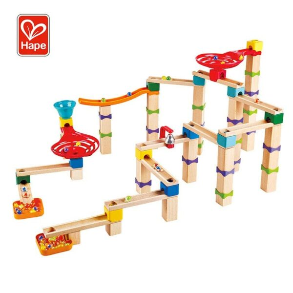 Hape Pista per marmotta, giocattolo da costruzione in legno FSC, a partire dai 3 anni in su, E1100 - immagine 7