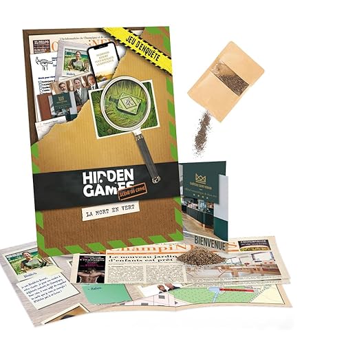 Hidden Games Scène du Crime - Affaire n°3 - LA Mort EN VERT - Française - Jeu de scène de Crime réaliste, jeu de détective passionnant, jeu d'Escape Room - immagine 2