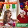 JOYIN 36 PCS Adesivo di Natale | Create i vostri personaggi natalizi | Fogli adesivi misti e assortiti con design a corpo intero Renna, Pupazzo di neve, Elfo per bambini - immagine 4