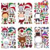 JOYIN 36 PCS Adesivo di Natale | Create i vostri personaggi natalizi | Fogli adesivi misti e assortiti con design a corpo intero Renna, Pupazzo di neve, Elfo per bambini - immagine 8