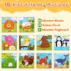 Japace Puzzle Bambini 2 3 Anni, Giochi Montessori di Abbinamento Colori, Giochi Bambini da Puzzle in Legno, Giocattoli Educativi Set Regalo per Bambina Bimbo Ragazza Ragazzo - immagine 5