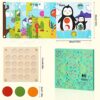 Japace Puzzle Bambini 2 3 Anni, Giochi Montessori di Abbinamento Colori, Giochi Bambini da Puzzle in Legno, Giocattoli Educativi Set Regalo per Bambina Bimbo Ragazza Ragazzo - immagine 9