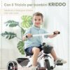 KRIDDO Tricicli per Bambini da 24 Mesi a 4 Anni, Triciclo per Bambini Piccoli da 2.5 a 5 Anni, Regalo Tricicli per Bambini di 2-4 Anni, Tricicli per Bambini Piccoli - immagine 3