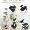 KRIDDO Tricicli per Bambini da 24 Mesi a 4 Anni, Triciclo per Bambini Piccoli da 2.5 a 5 Anni, Regalo Tricicli per Bambini di 2-4 Anni, Tricicli per Bambini Piccoli - immagine 5