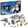 LEGO City Space Lunar Space Station 60227 Space Station Building Set with Toy Shuttle, Detachable Satellite and Astronaut Minifigures, Popular Space Gift, New 2019 (412 Pieces)