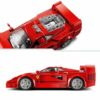 LEGO Speed Champions Supercar Ferrari F40, Modellino di Auto Sportiva da Costruire, Macchina Giocattolo da Collezione con Minifigure del Pilota, Giochi per Bambini e Bambine da 9 Anni in su 76934 - immagine 6