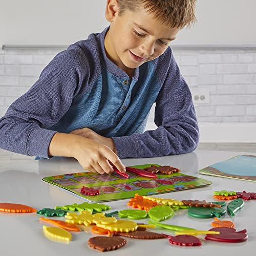 Learning Resources Set di Attività Matematiche Foglie Sensoriali, Gioco con i motivi, Puzzle di forme, Schede con blocchi e motivi, Ordinamento, Contare & Attività prescolari, 3+, Multicolor, 94460 - immagine 3