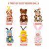 Lotvic Mini Bambole Reborn, 6 Pezzi Bambolina, Bambole Set, 4 pollici Bambole Familiari in Gel di Silice Set,Mini Bambole Rinascita del Sonno in Miniatura Giocattoli Regalo per Bambini Ragazzi Ragazze - immagine 4