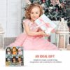 Lotvic Mini Bambole Reborn, 6 Pezzi Bambolina, Bambole Set, 4 pollici Bambole Familiari in Gel di Silice Set,Mini Bambole Rinascita del Sonno in Miniatura Giocattoli Regalo per Bambini Ragazzi Ragazze - immagine 8