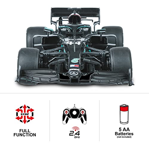 Mondo Motors - F1W11 Mercedes AMG Petronas, Auto radiocomandata Lewis Hamilton in scala 1:18, Auto formula 1, 2.4 GHz, Colore Nero, 63706 - immagine 3