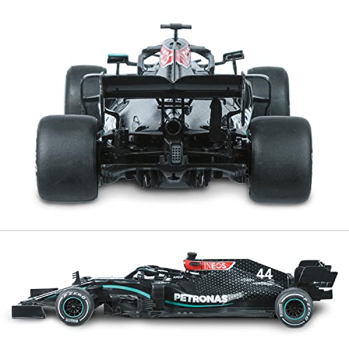 Mondo Motors - F1W11 Mercedes AMG Petronas, Auto radiocomandata Lewis Hamilton in scala 1:18, Auto formula 1, 2.4 GHz, Colore Nero, 63706 - immagine 5