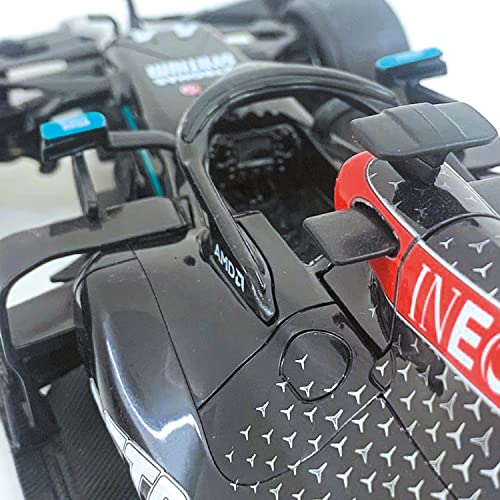 Mondo Motors - F1W11 Mercedes AMG Petronas, Auto radiocomandata Lewis Hamilton in scala 1:18, Auto formula 1, 2.4 GHz, Colore Nero, 63706 - immagine 7