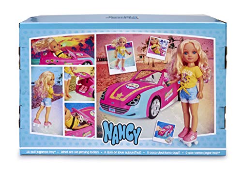 Nancy - Un Giorno in California, Bambola con Macchina Y Pattini per Bambine/i a Partire da 3 Anni, 700015788, Multicolor - immagine 6