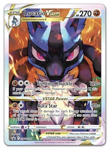 Pokemon - Lucario VSTAR -SWSH291 - Promo Stella Nera - Arte Completa