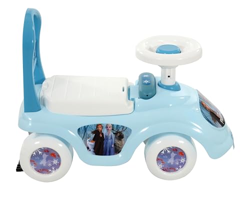 Prima auto cavalcabile per bambini con telefono, da 1 anno, gioco 3 in 1, macchinina primi passi con portagiochi - immagine 3