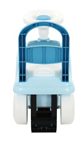 Prima auto cavalcabile per bambini con telefono, da 1 anno, gioco 3 in 1, macchinina primi passi con portagiochi - immagine 5