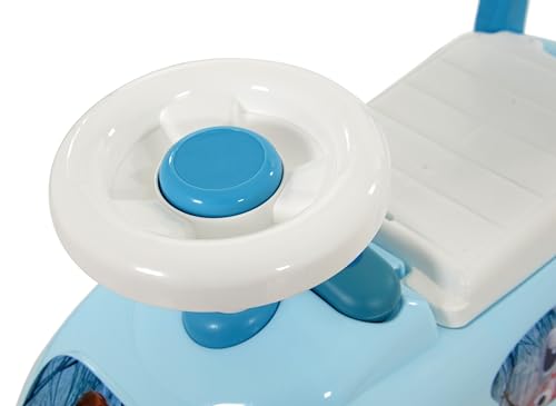 Prima auto cavalcabile per bambini con telefono, da 1 anno, gioco 3 in 1, macchinina primi passi con portagiochi - immagine 9