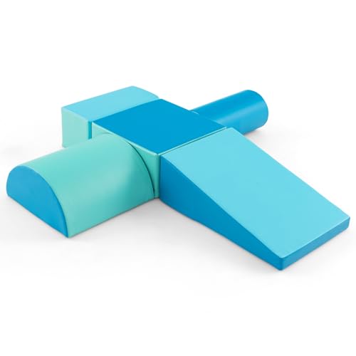 RELAX4LIFE Set da Gioco con Blocchi in Schiuma per Arrampicarsi e Gattonare, Giocattoli Educativi per Bimbi con Colori Vivaci e Forme Diverse, per Soggiorno, Cameretta e Asilo Nido