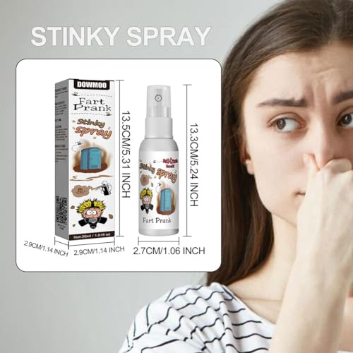 SEMINISMAR Scoreggia Liquido,30ML Spray Puzzolente Liquido,Liquido Farta Spray,Farta Puzzolente Spray,Liquido Scoreggia Odore,Spray Scoreggia Liquido,Spray Scoregge per Scherzi(B) - immagine 3