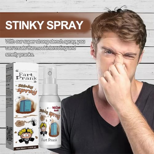 SEMINISMAR Scoreggia Liquido,30ML Spray Puzzolente Liquido,Liquido Farta Spray,Farta Puzzolente Spray,Liquido Scoreggia Odore,Spray Scoreggia Liquido,Spray Scoregge per Scherzi(B) - immagine 4
