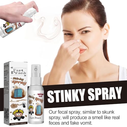 SEMINISMAR Scoreggia Liquido,30ML Spray Puzzolente Liquido,Liquido Farta Spray,Farta Puzzolente Spray,Liquido Scoreggia Odore,Spray Scoreggia Liquido,Spray Scoregge per Scherzi(B) - immagine 5