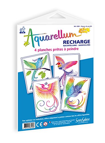 Sentosphère - 656R - Ricarica - Aquarellum Junior - Uccello del Paradiso