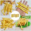 TOYANDONA 24 patatine fritte francesi, Simulazione, patatine fritte da cucina, giocattolo artificiale Lifelike Food, modello per ristorante e feste, spessay - immagine 7