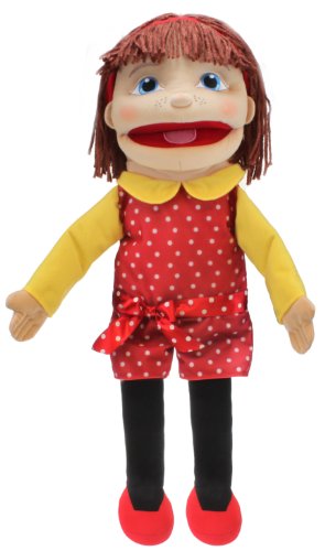 The Puppet Company - People Puppet Buddies - Medium Girl (Light Skin Tone),PC002054
