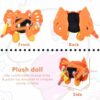 Tomicy Peluche 30cm Giallo Kawaii Plush Peluche Cuscino Animale, Star Peluche Cartoon Anime per Regalo Compleanno per Bambini Ragazze - immagine 3