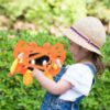 Tomicy Peluche 30cm Giallo Kawaii Plush Peluche Cuscino Animale, Star Peluche Cartoon Anime per Regalo Compleanno per Bambini Ragazze - immagine 5