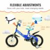 VEVOR- Kinder Fahrrad Senza Pedali Pieghevole, Colore Blu + Bianco + Nero, 1200 x 530 x 830 mm, Bicicletta per bambini 11,92 kg - immagine 6