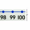 hand2mind - Numero linea da -20 a 100 decorazioni per aule, bacheca e lezioni di matematica, 12 sezioni numeriche - immagine 4