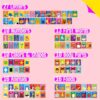 51 PCS Carte Cognitive Spagnole per Bambini, Stampate su entrambi i lati 7 in 1 Carte Colorate Alfabeto, Numeri, Cibi, Animali, Forme, Colori con 2 Anelli Richiudibili - immagine 5
